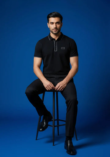 Party Perfect Lurex Poloshirt