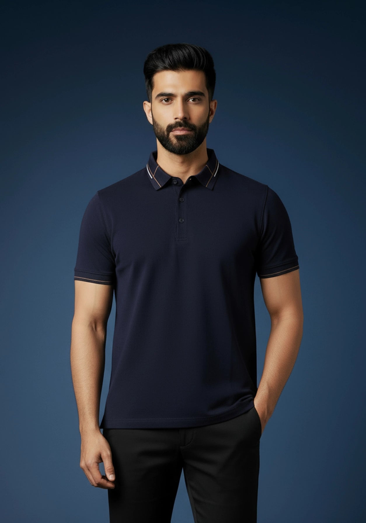 ZARO Polo Navy Blue