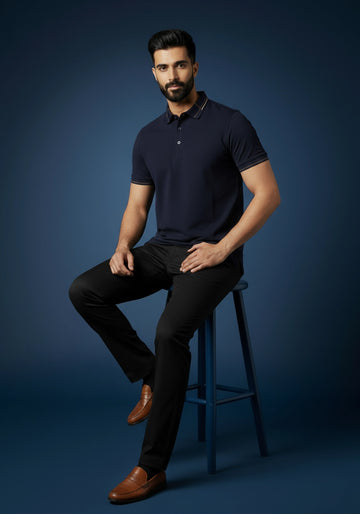 ZARO Polo Navy Blue