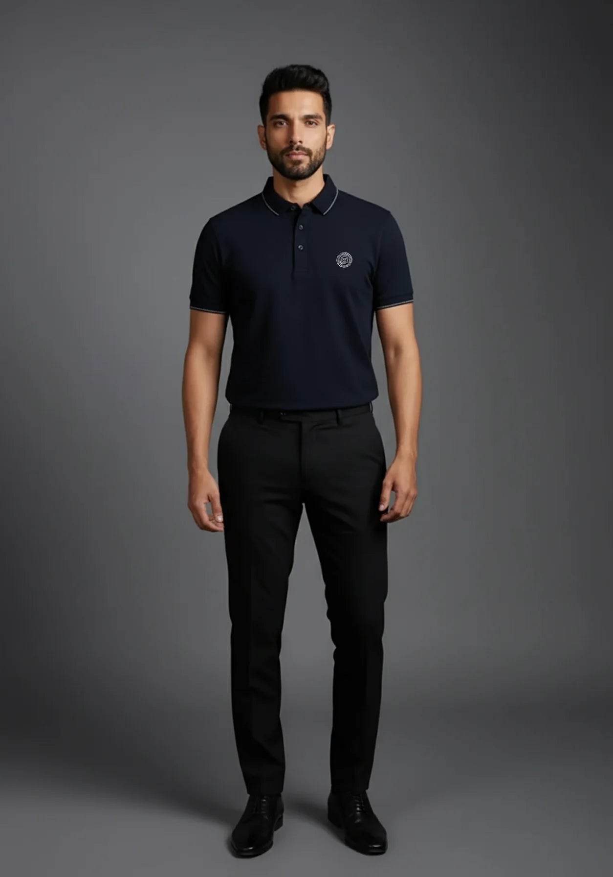 Gilded Classic Branded Badge Polo
