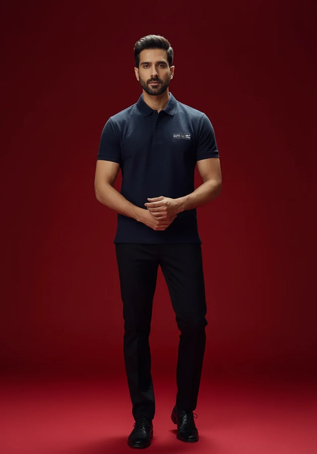 Party Pulse Back Print Luxe Polo