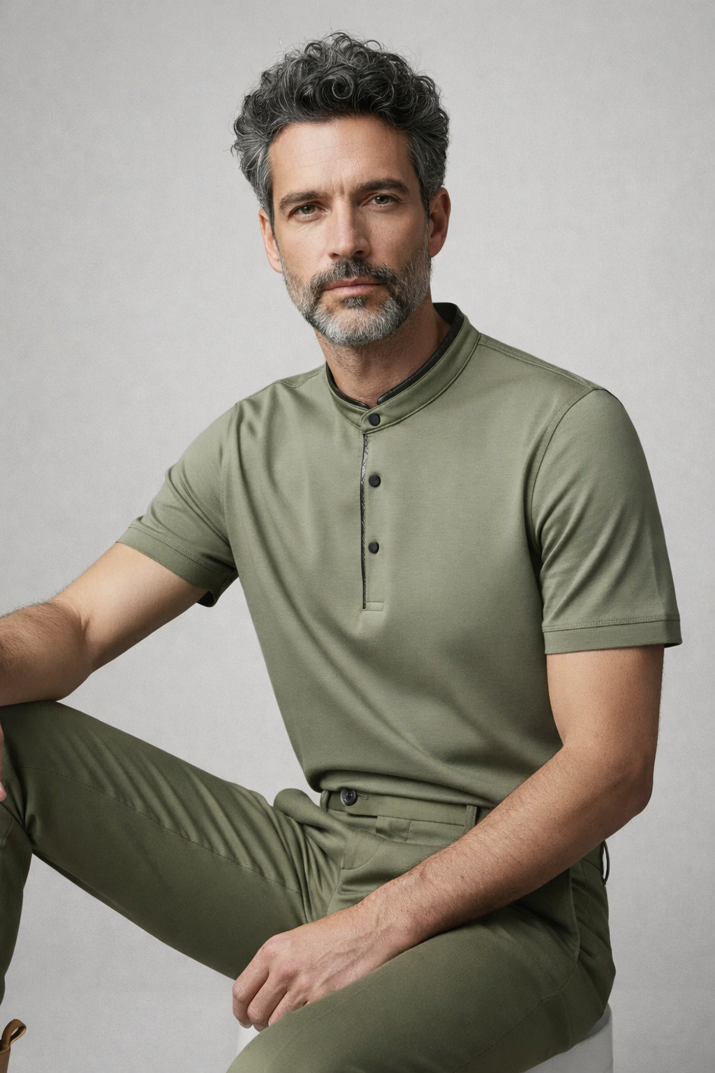 The Atelier Band Collar | Olive