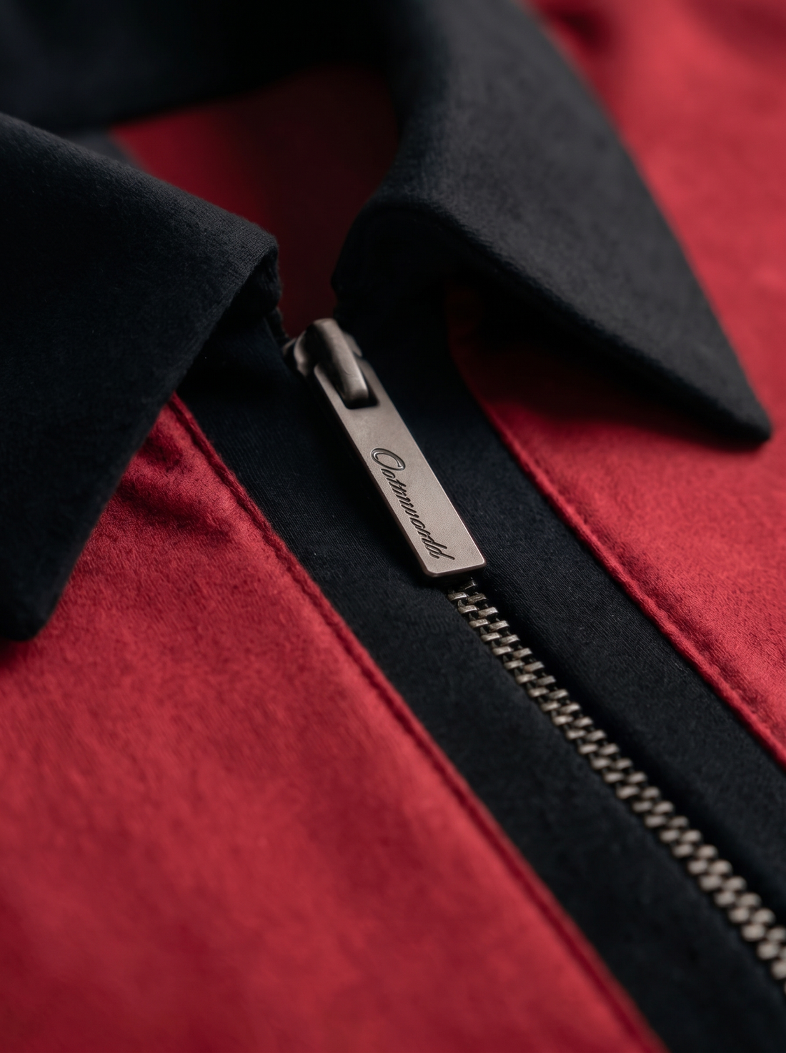 Founders Zipper Polo Red