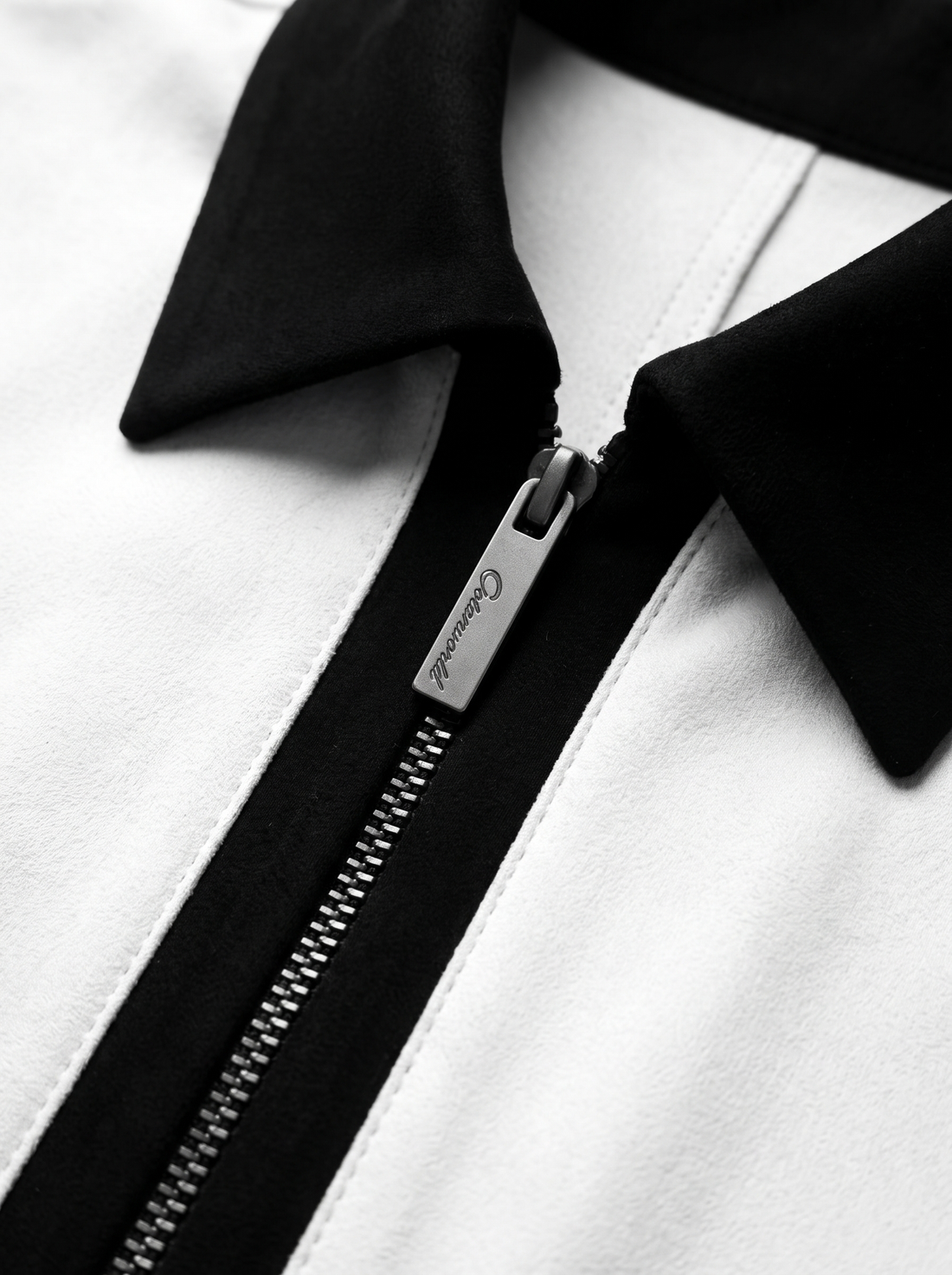 Founders Zipper Polo White