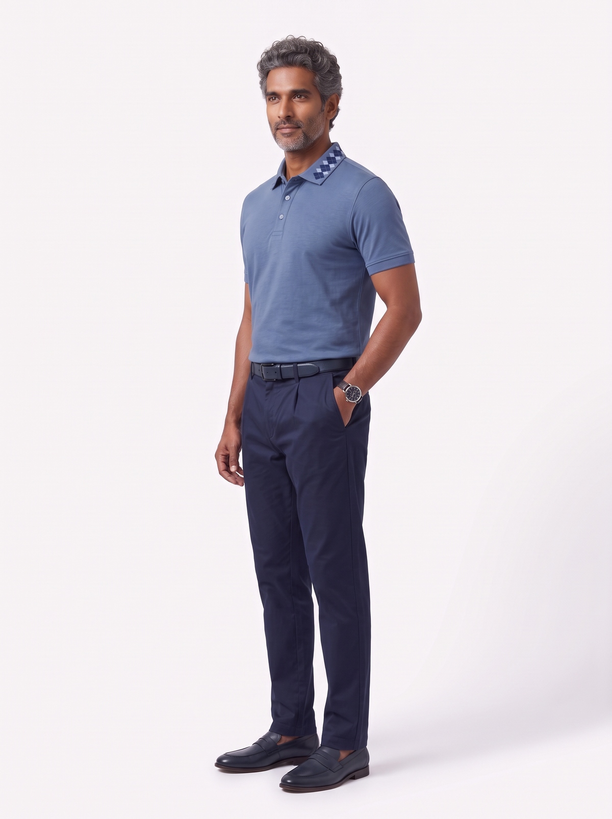 Modern Heirloom Lustrа Polo – Blue