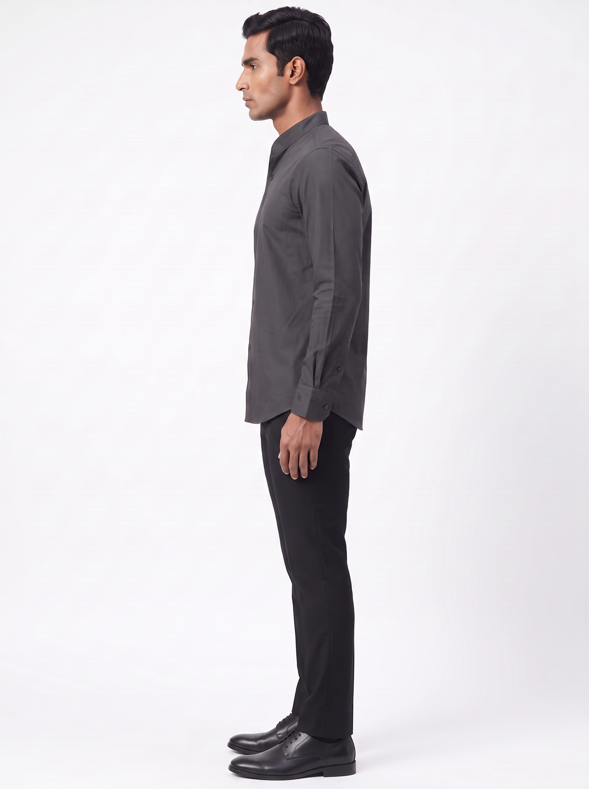 MAUJI Button Down Shirt Cotton Black