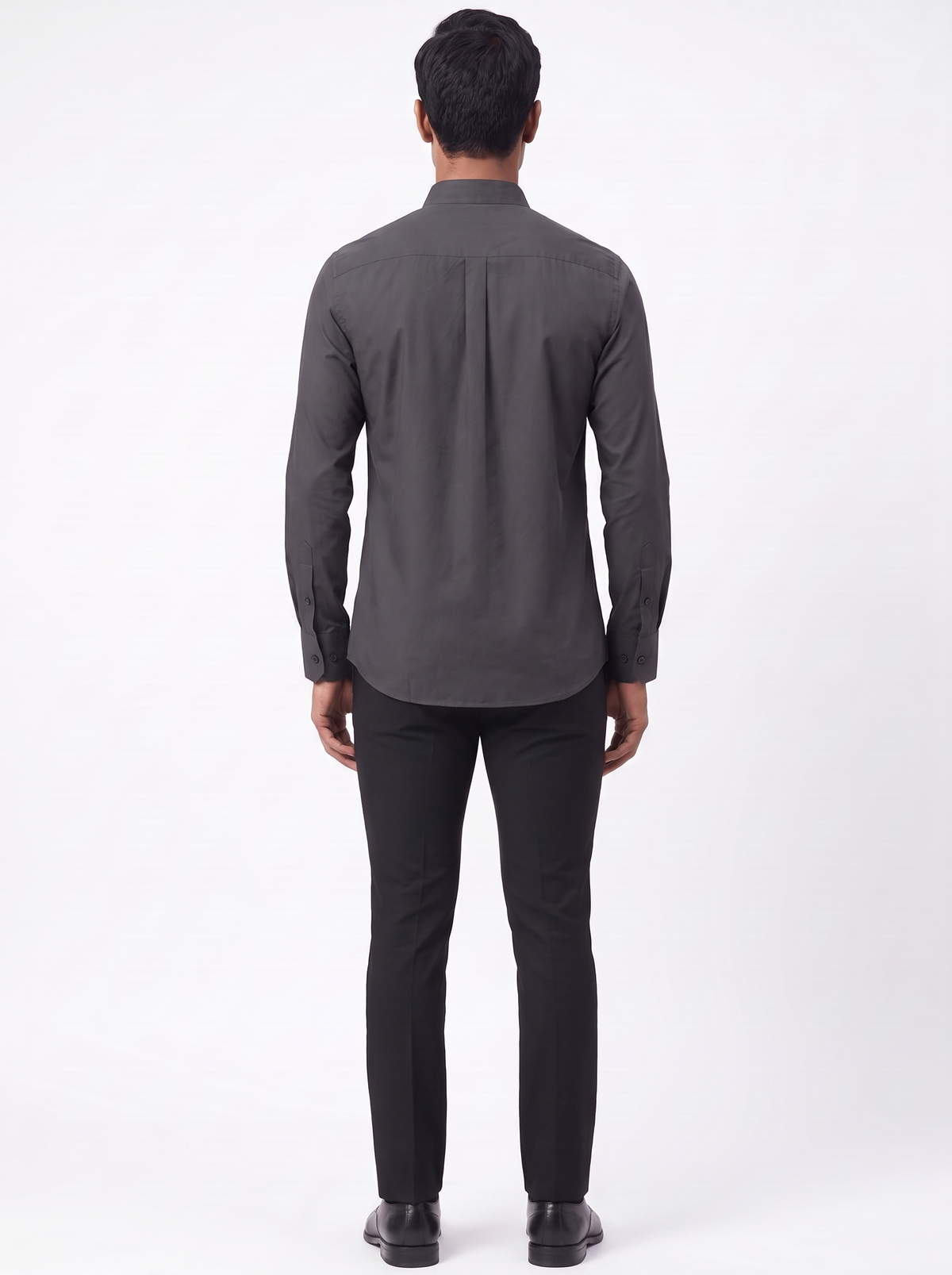 MAUJI Button Down Shirt Cotton Black
