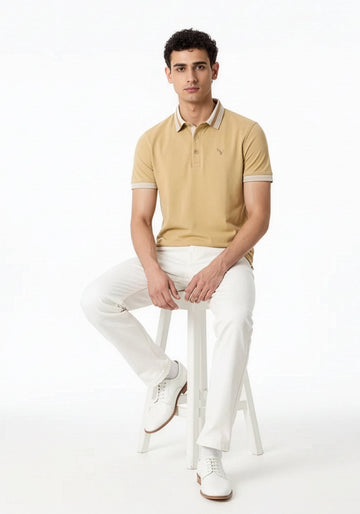 Club Manaco Polo Beige