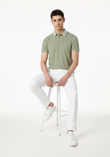 Opulence Polo Sage Green