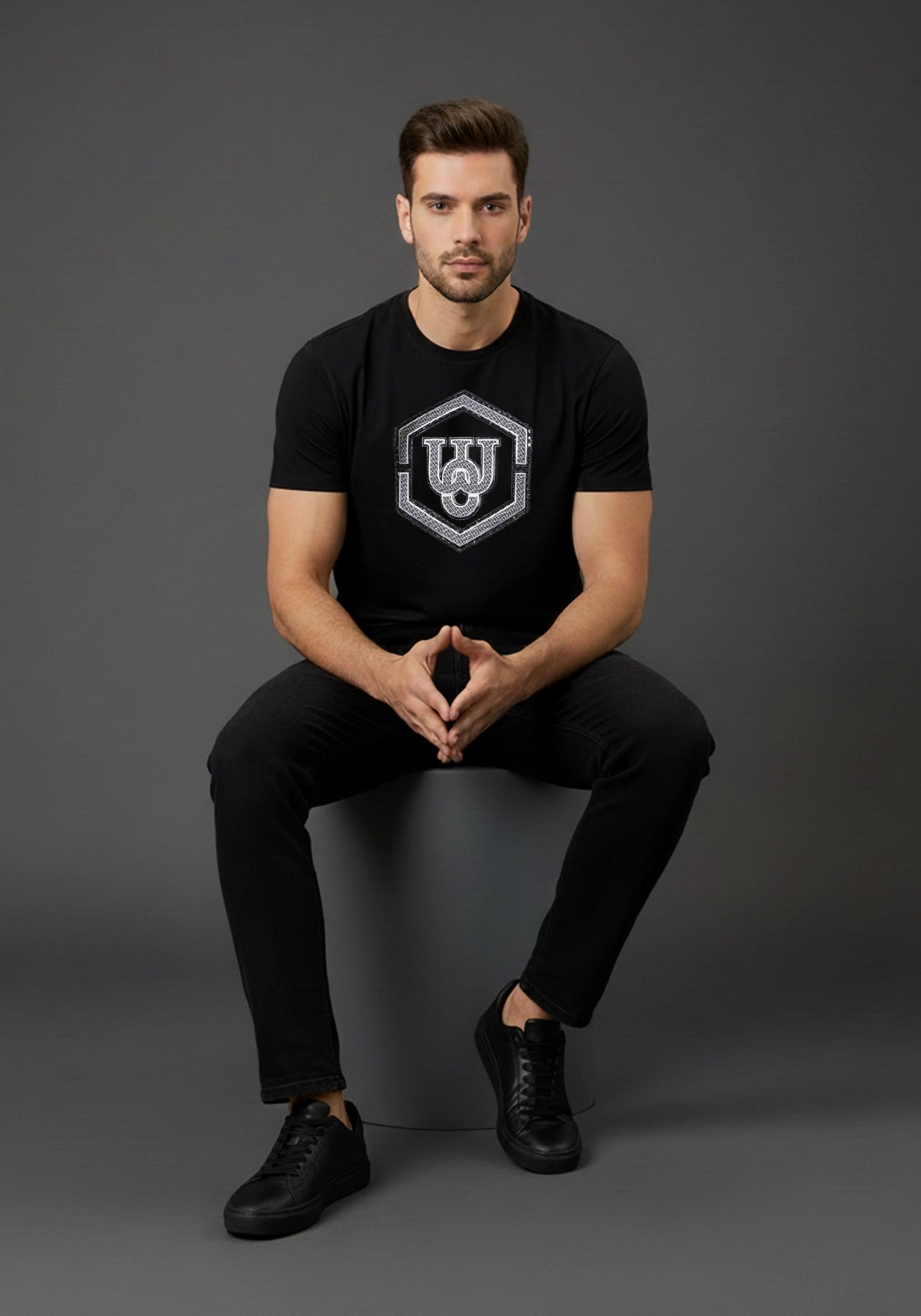 Luxe Noir Crewneck