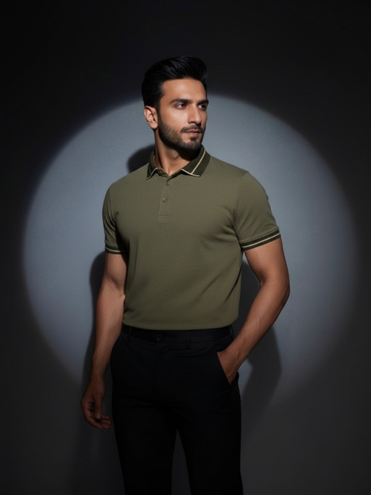 Maje Polo Olive