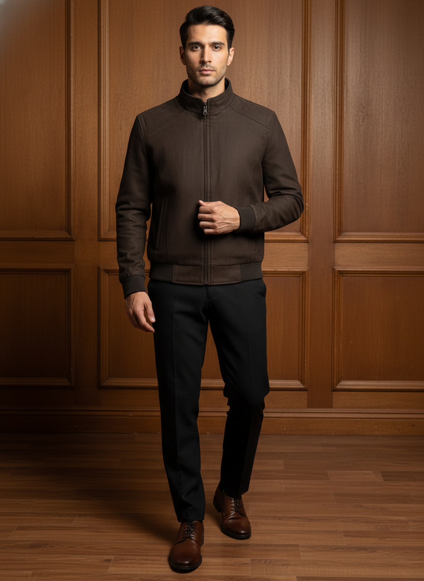 The Royal Brew Crest Luxe Jacket