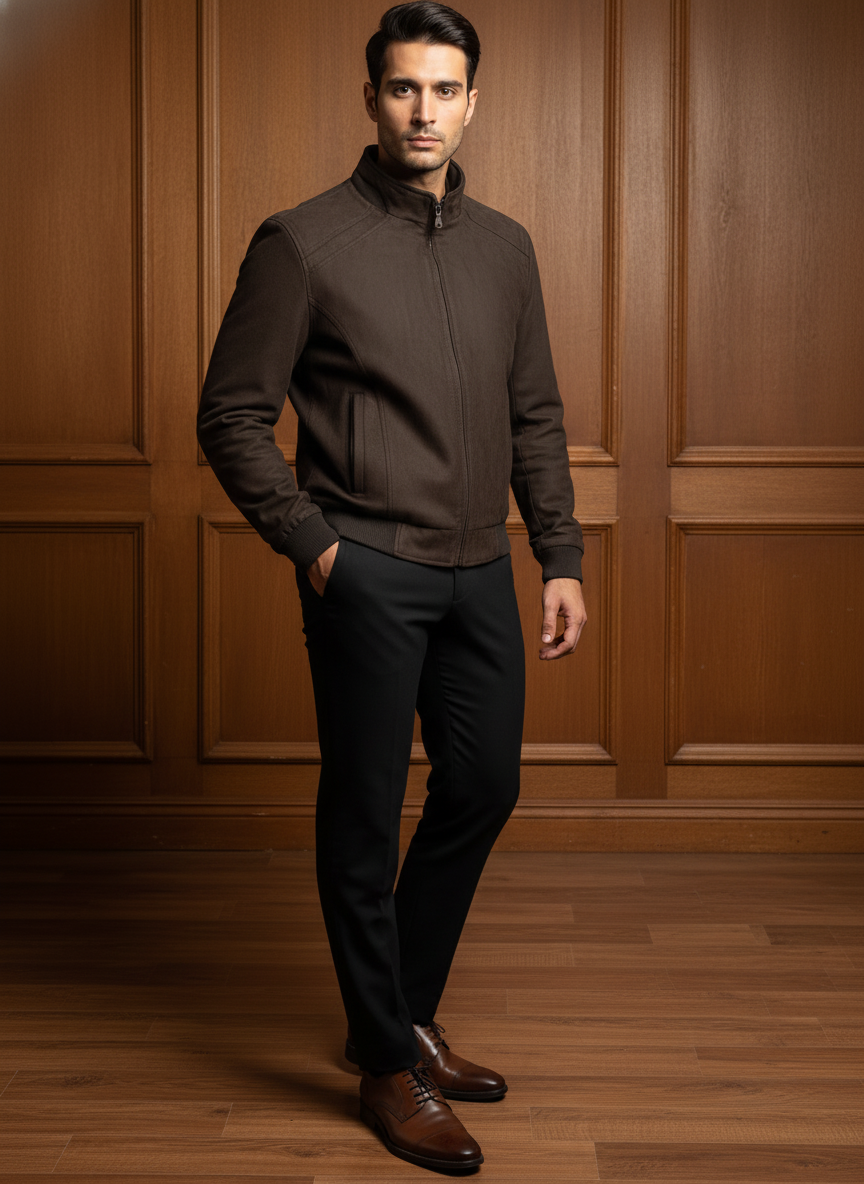 The Royal Brew Crest Luxe Jacket