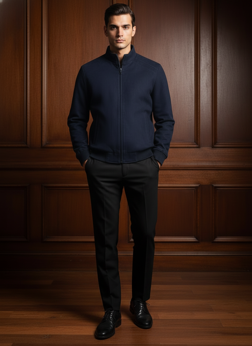 The NoireBlue Heritage Zip Jacket