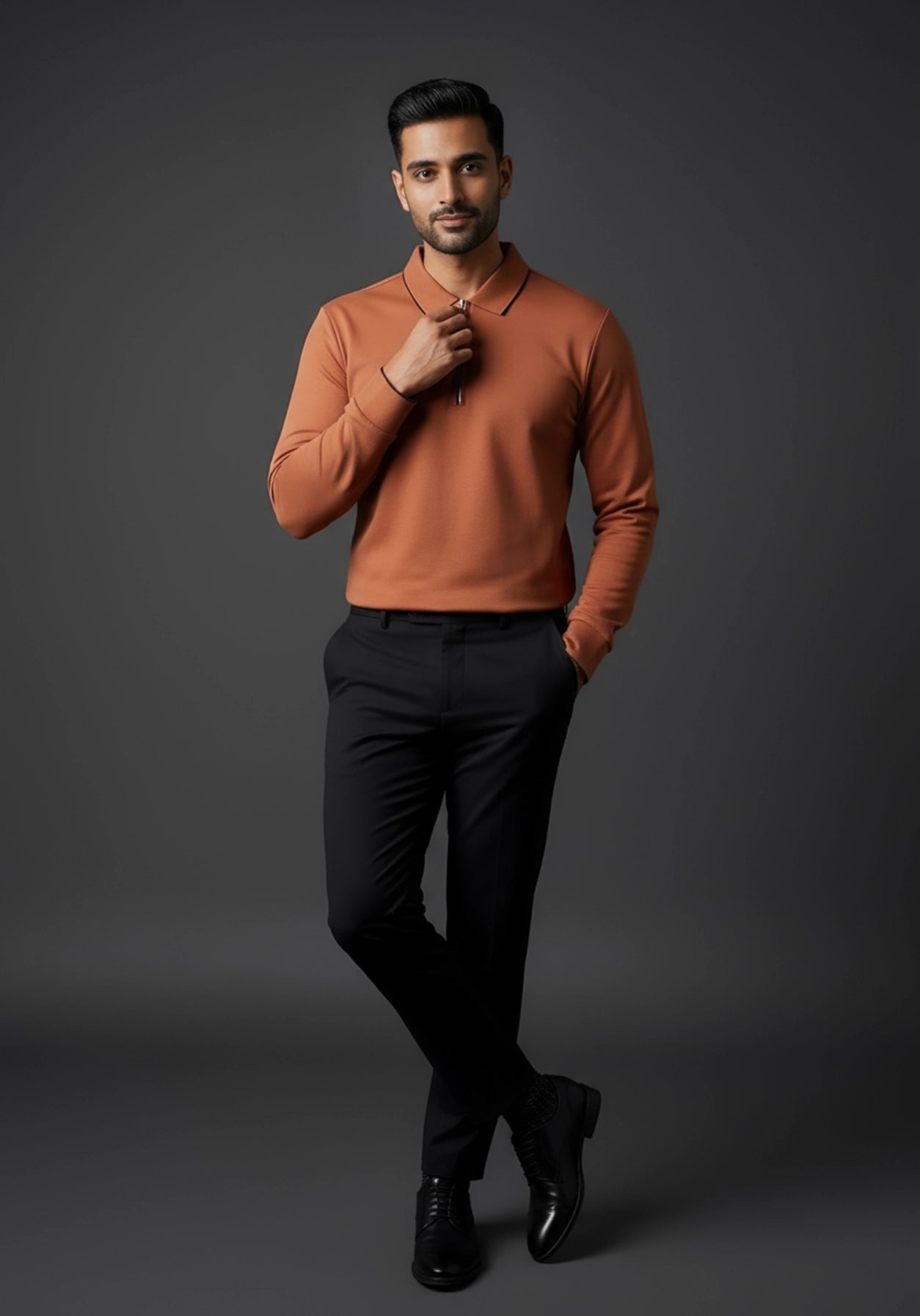 The EliteContour Full Sleeve - Ember Orange