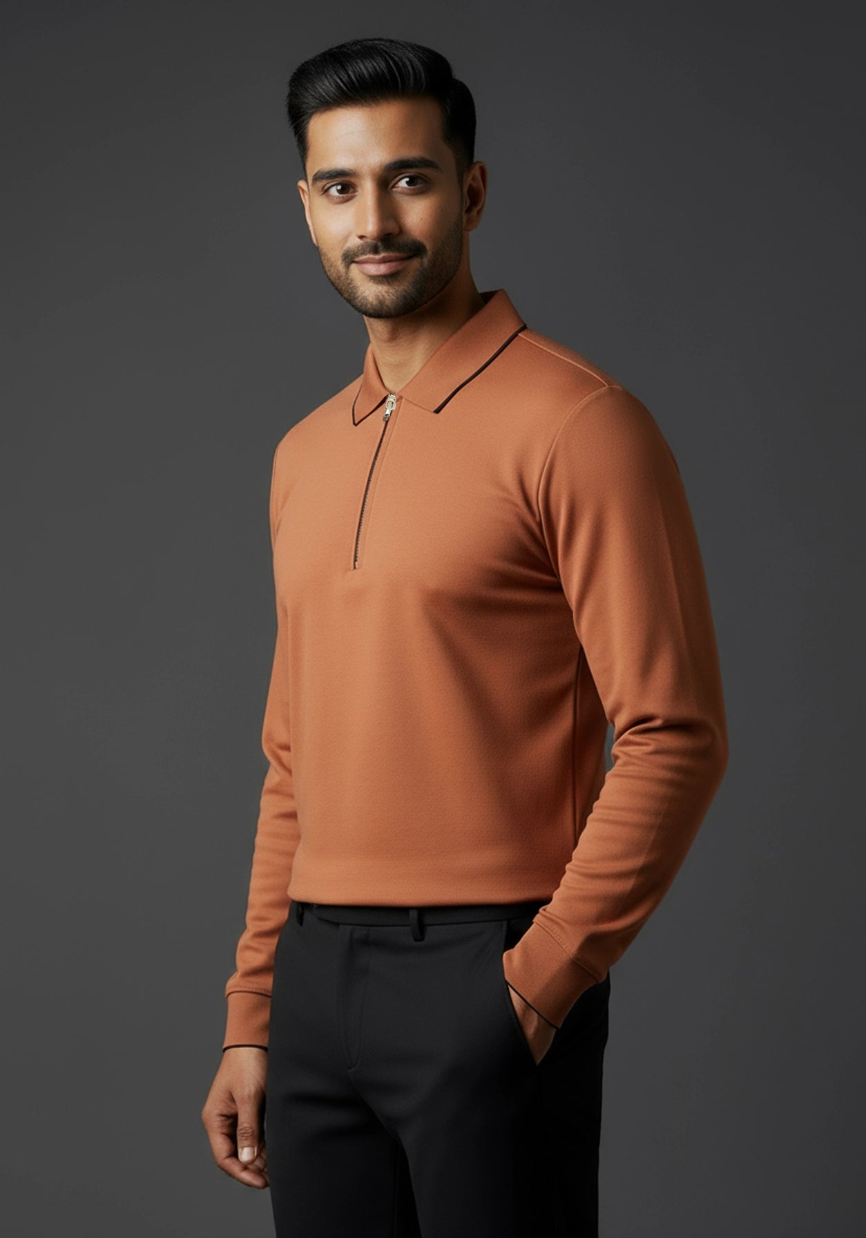The EliteContour Full Sleeve - Ember Orange