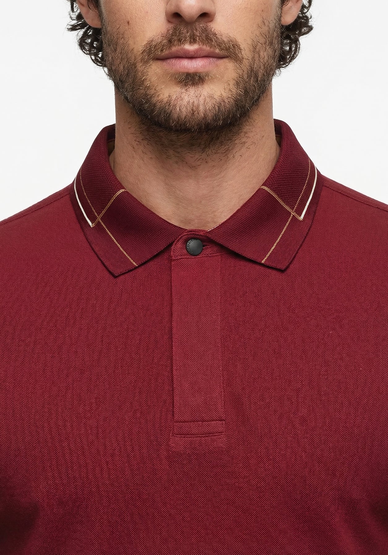 Fine Line Crimson Polo