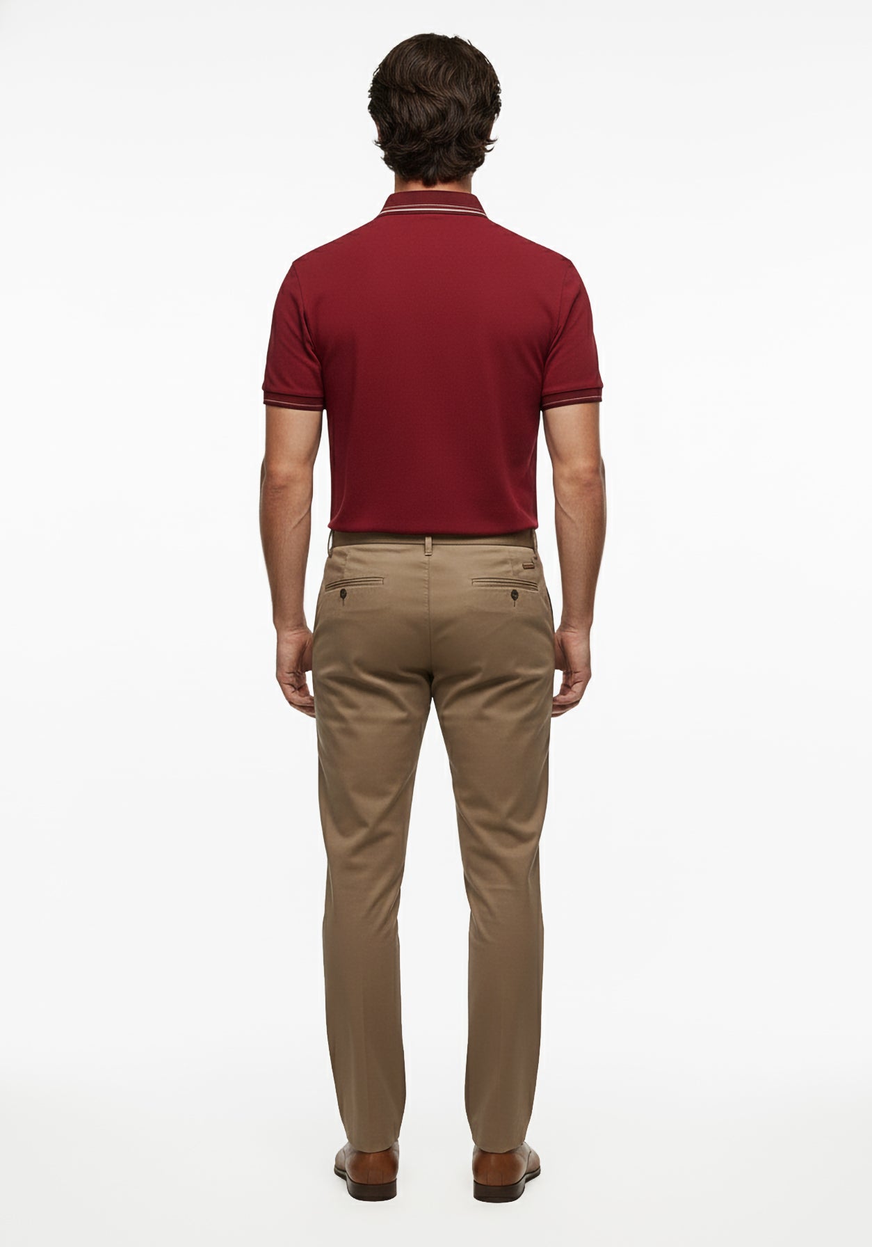 Fine Line Crimson Polo