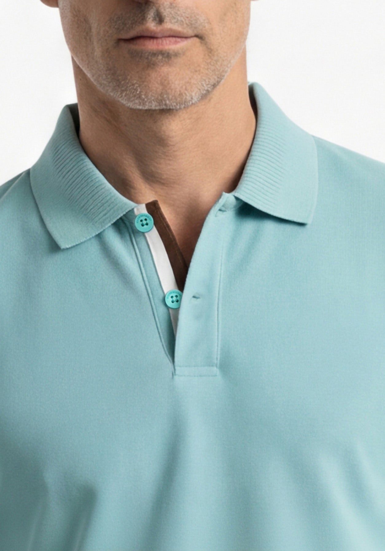 Mulberry Linen Polo Turquoise