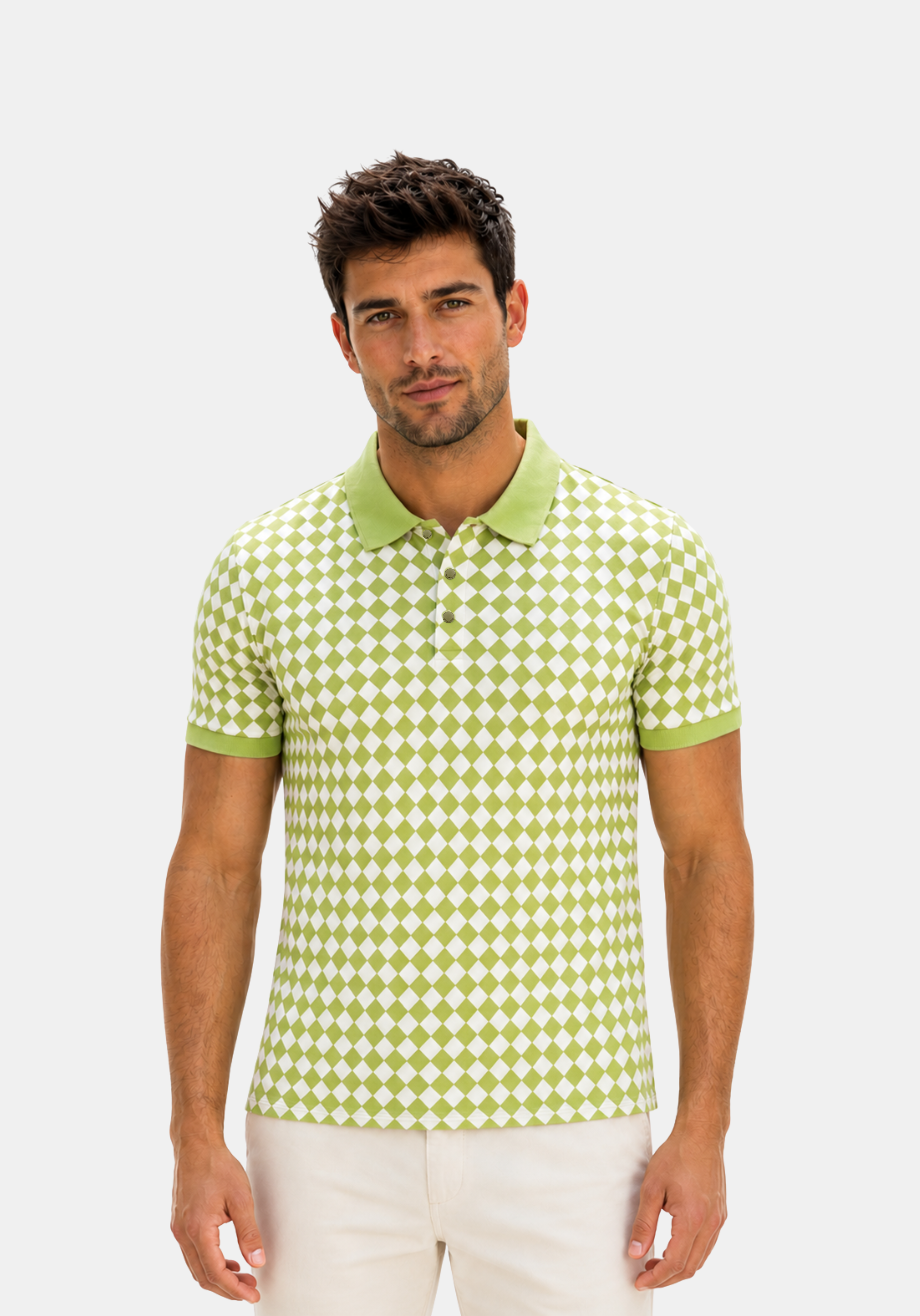 May Fair Check Green