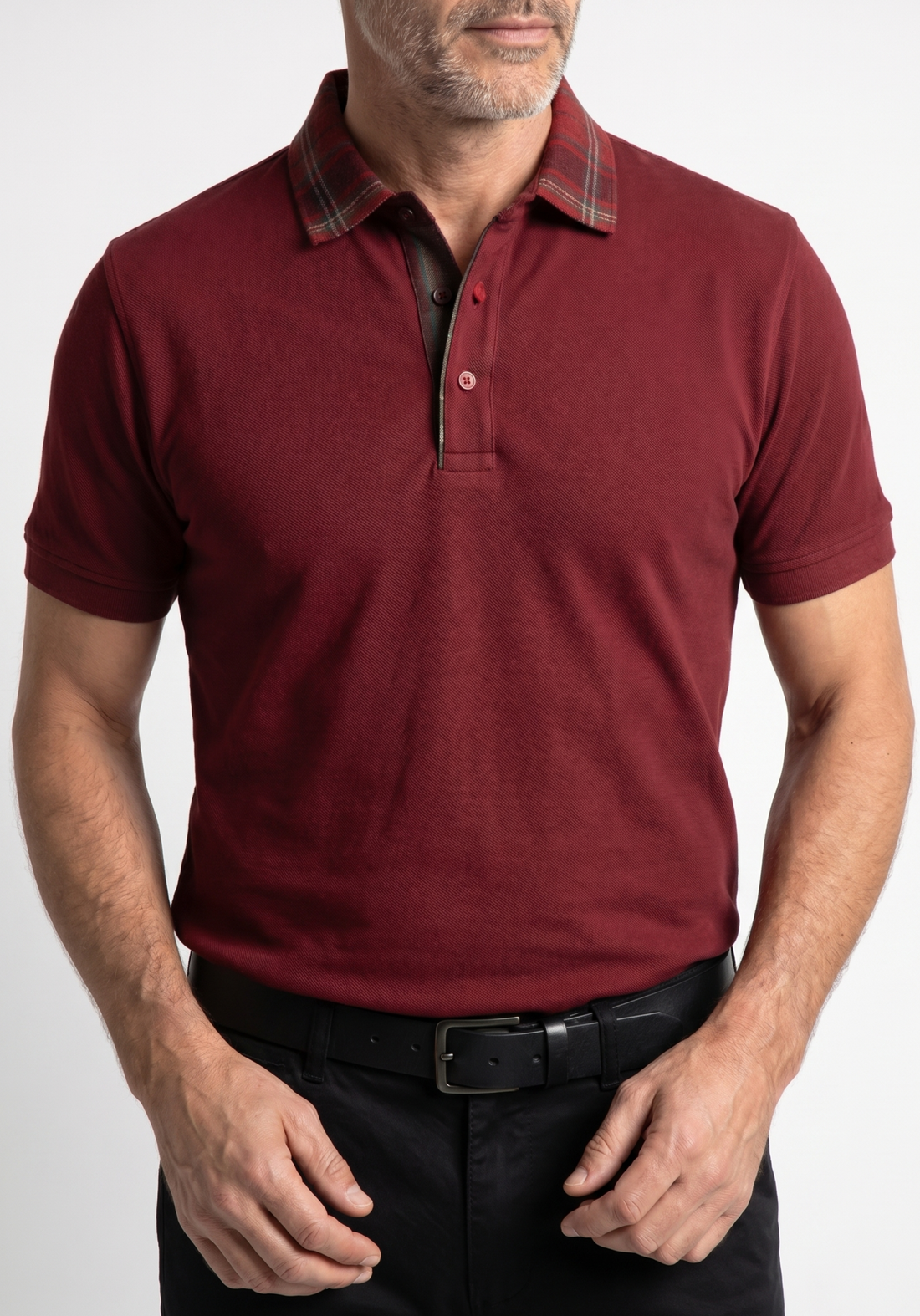 The Maharaja Burgundy Polo