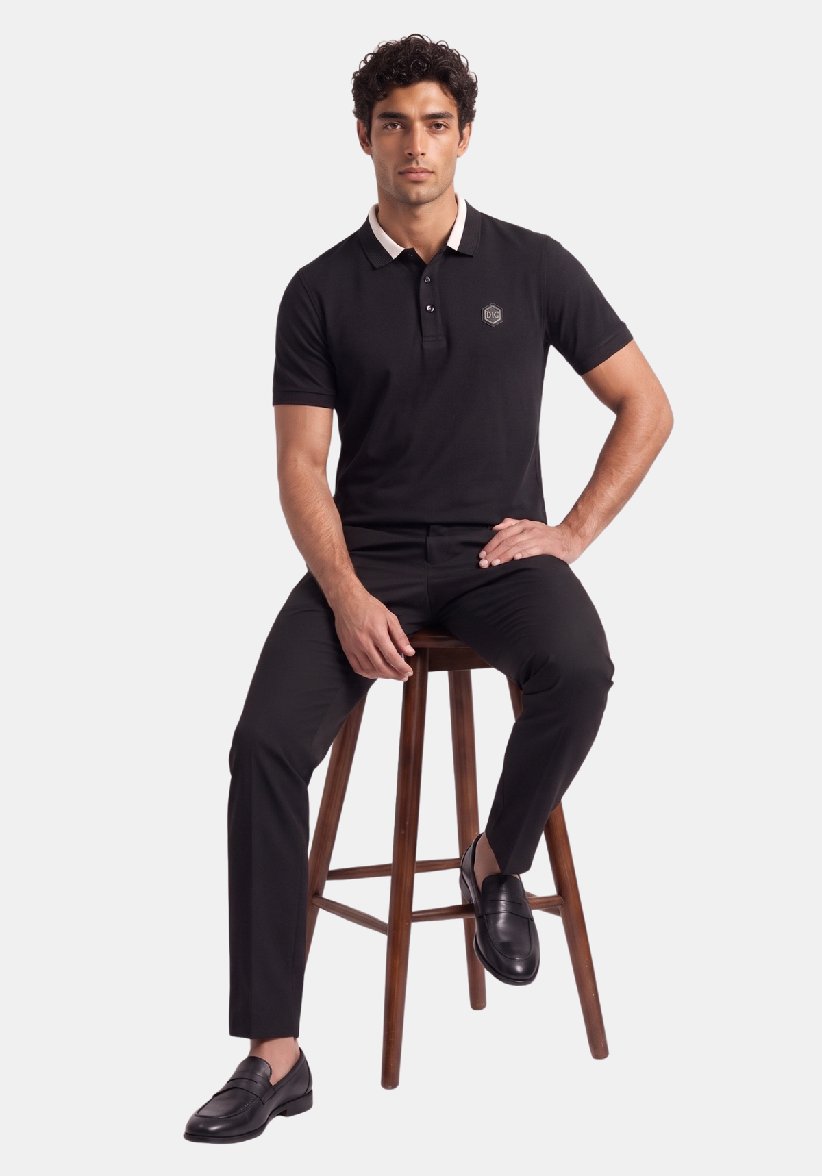 Afterglow Waffle Poloshirt