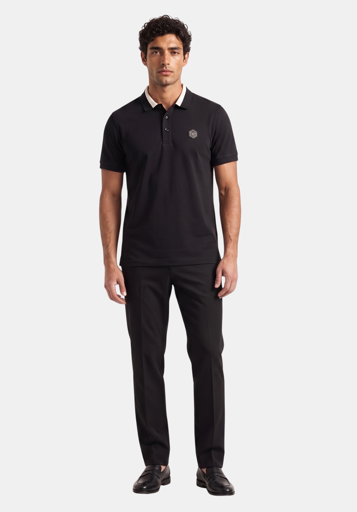 Afterglow Waffle Poloshirt
