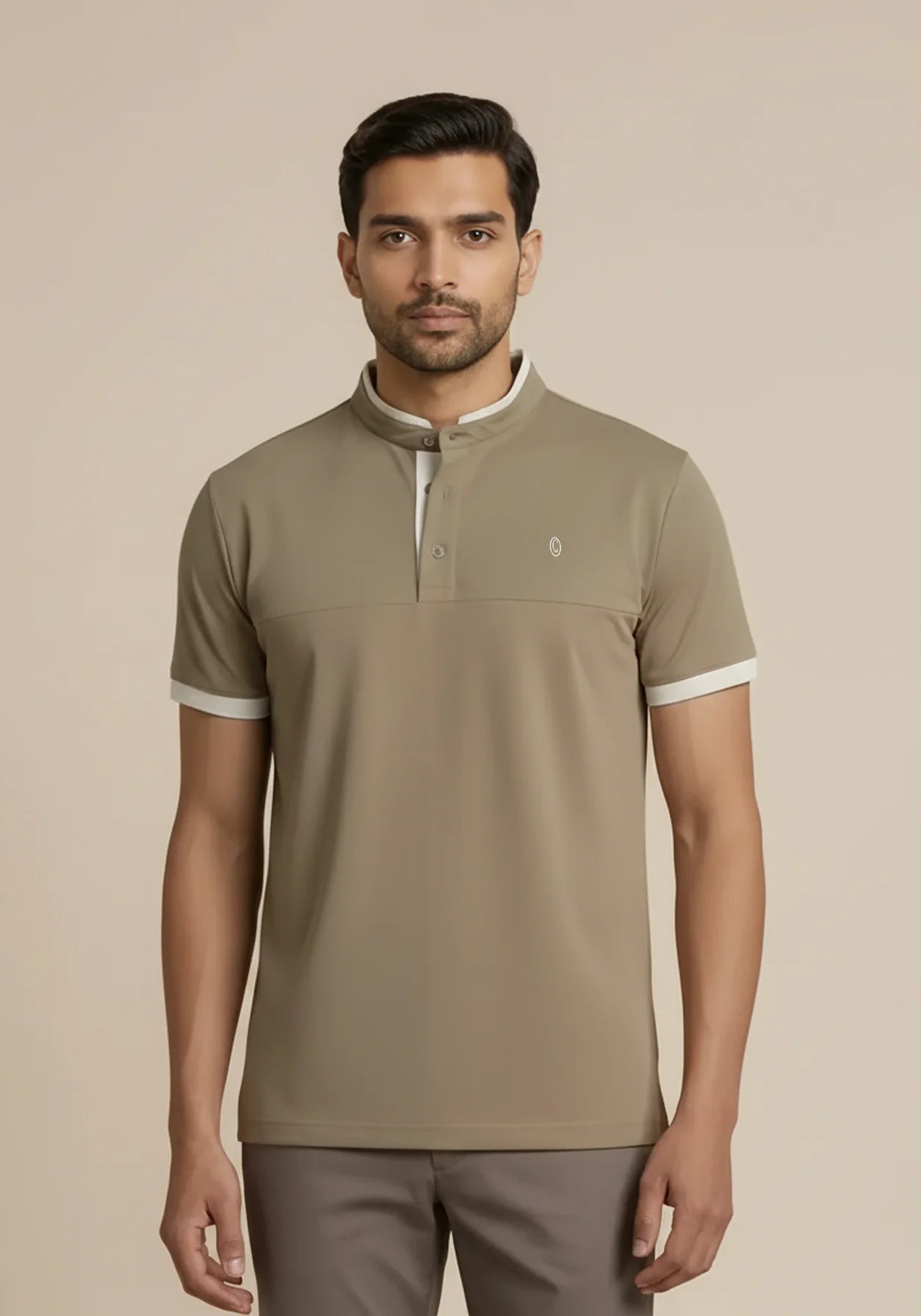 The Manor Club Polo - Taupe Sand