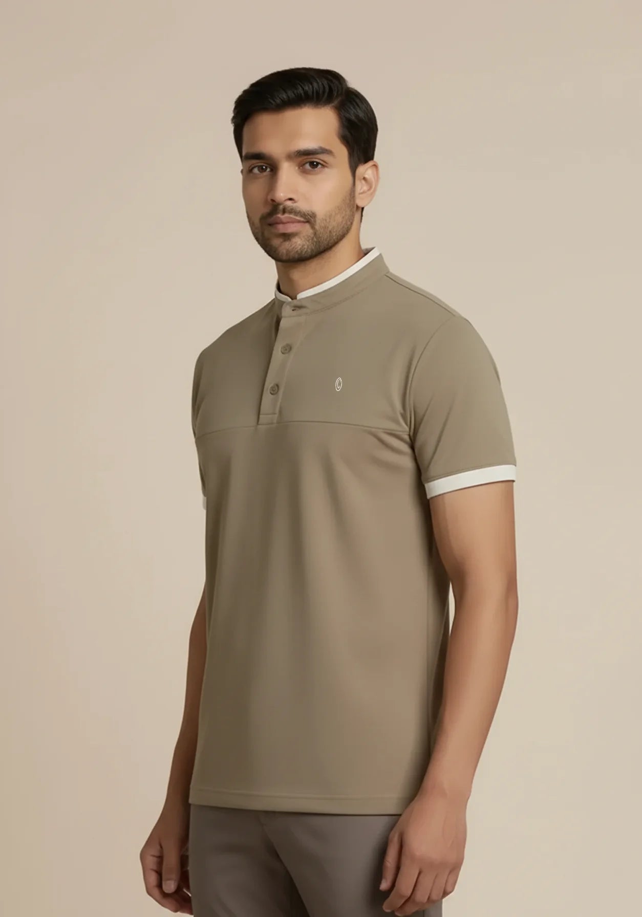 The Manor Club Polo - Taupe Sand