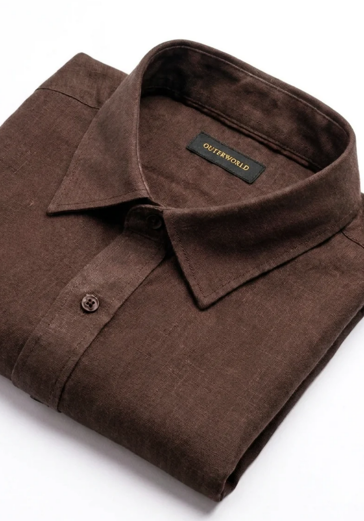MAUJI pure linen shirt mocha
