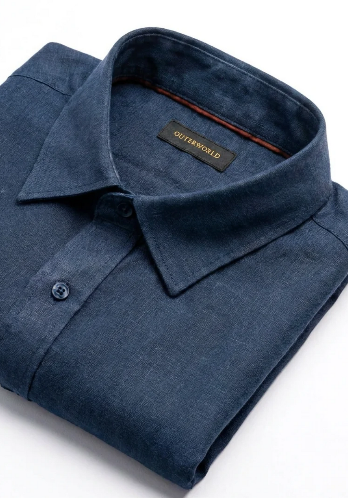 MAUJI pure linen shirt blue