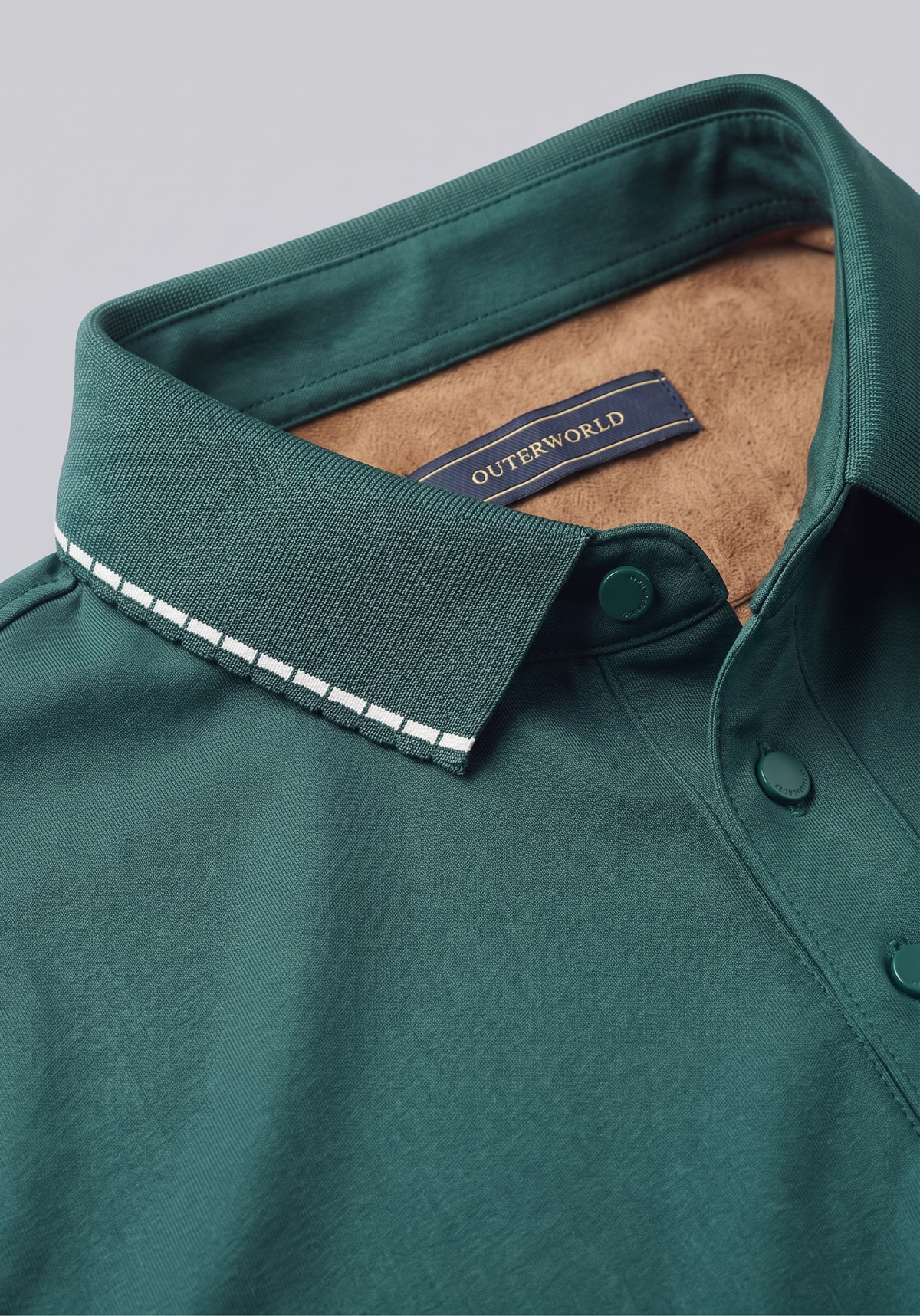 Modern Heirloom Laser Collar Polo Green