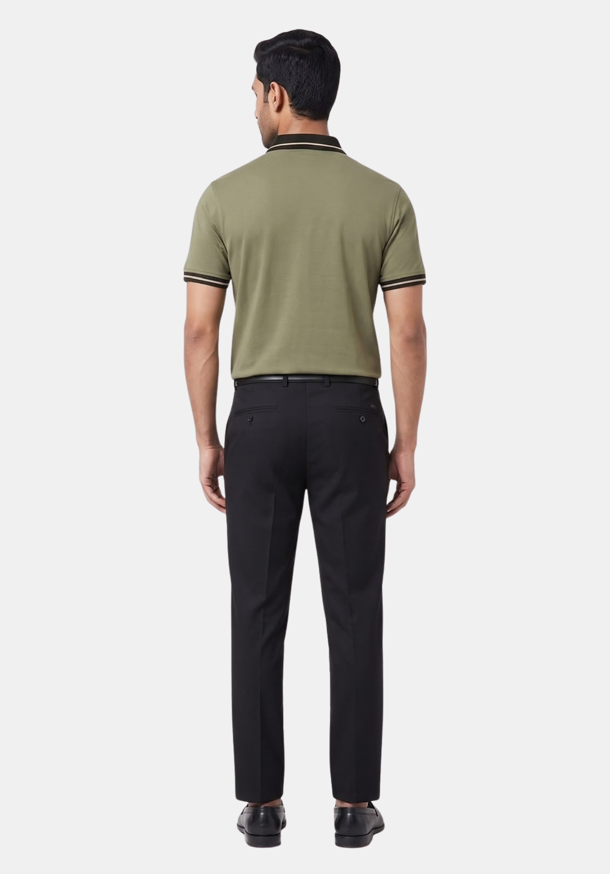 Lume Button Polo – Olive