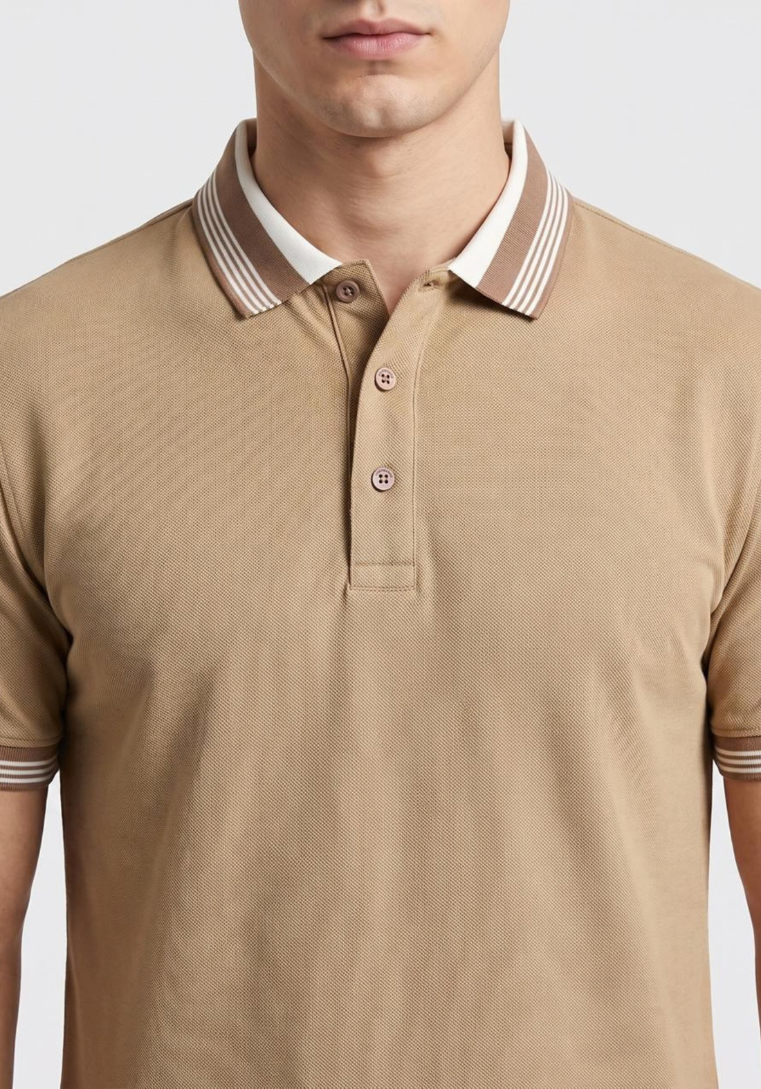 Club Manaco Polo Beige