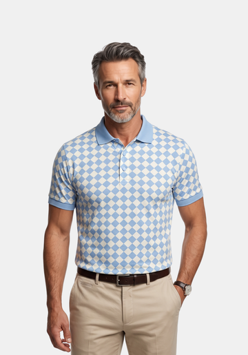 May Fair Check Blue