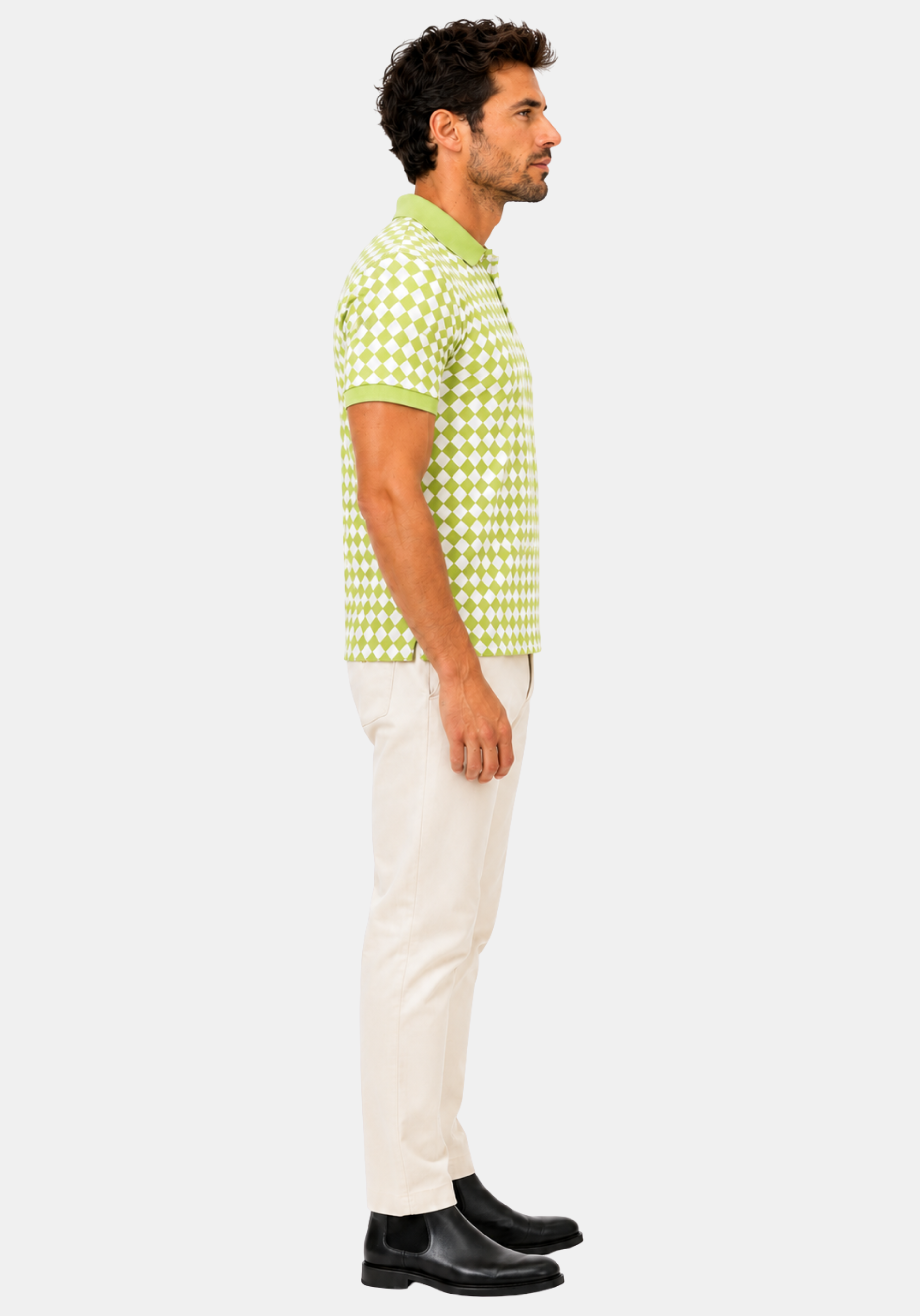 May Fair Check Green