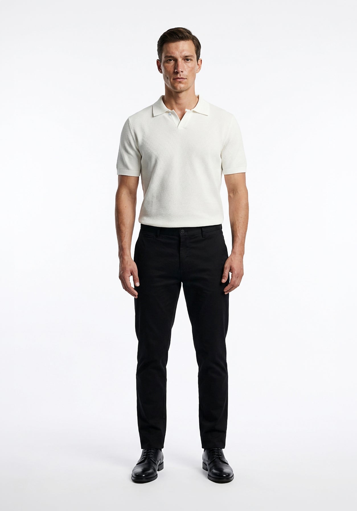 Honey Comb White Polo