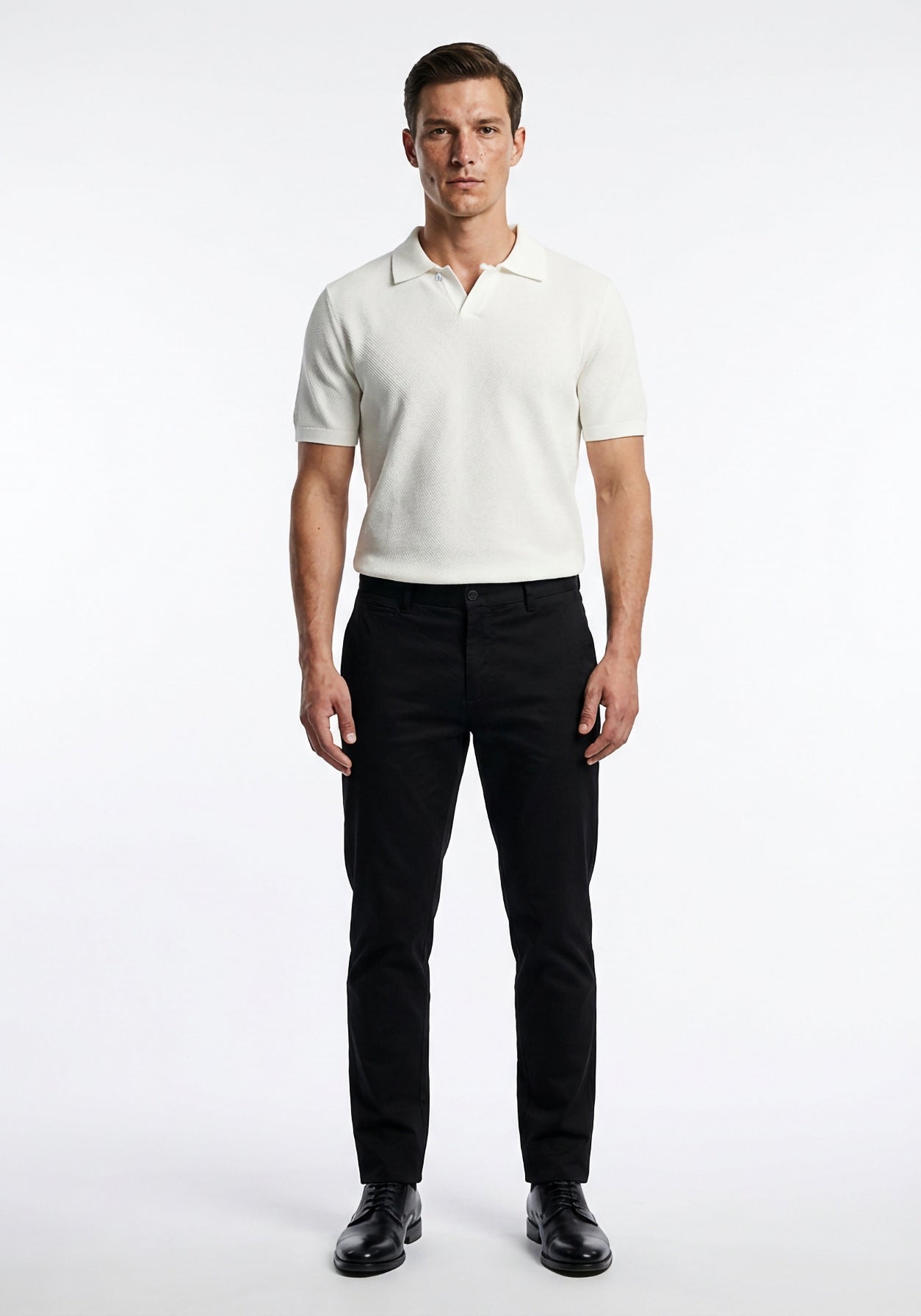 Honey Comb White Polo